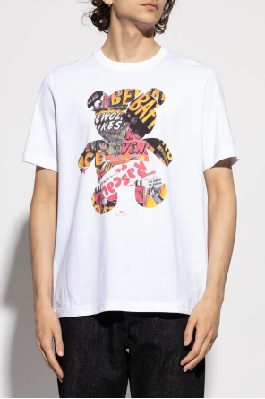 PS Paul Smith T-shirt z kolorowym nadrukiem