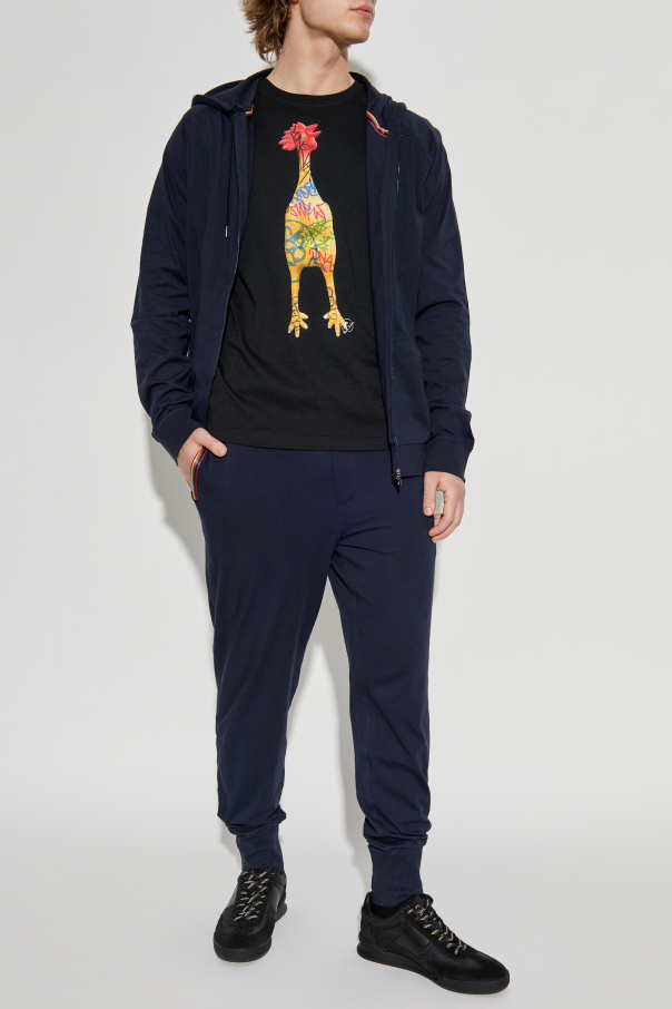 PS Paul Smith T-Shirt mit buntem Aufdruck