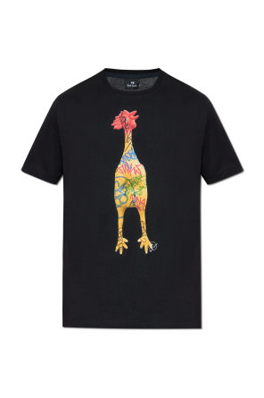 T-shirt with colorful print