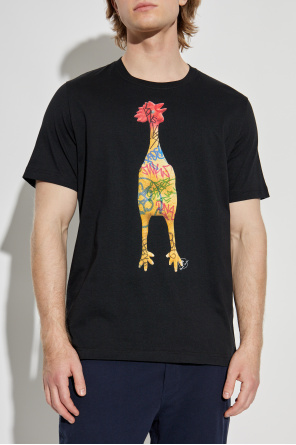 PS Paul Smith T-Shirt mit buntem Aufdruck