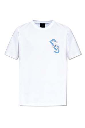 T-shirt z kolorowym nadrukiem