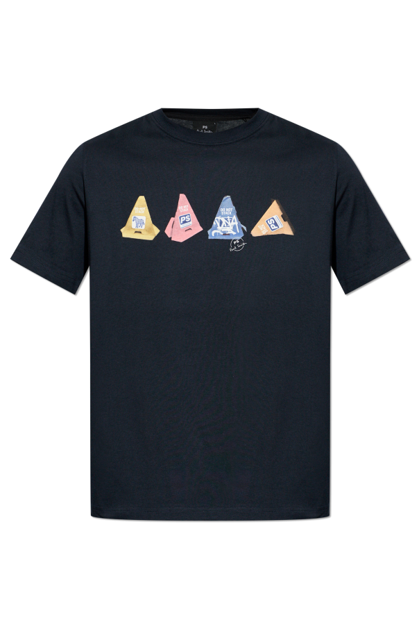 T-shirt with a colorful print od PS Paul Smith