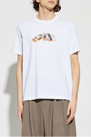 PS Paul Smith Camiseta con estampado de colores