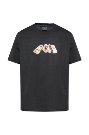 Camiseta con estampado de colores