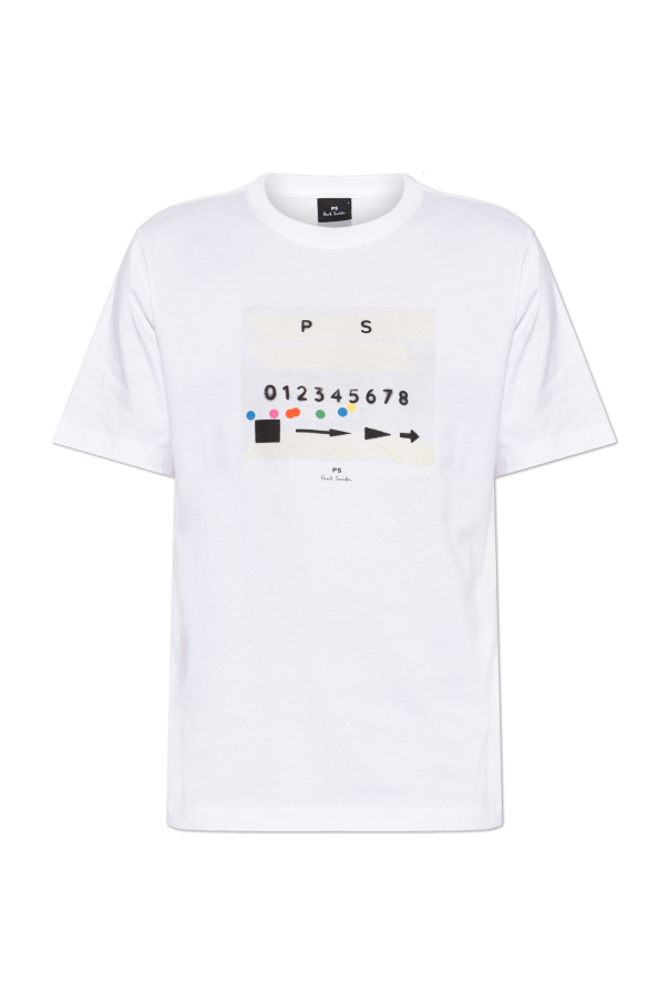 T-shirt with a colorful print od PS Paul Smith