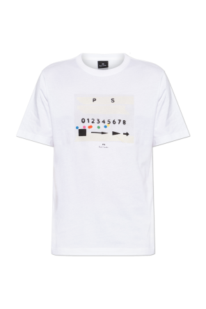 Camiseta con estampado de colores