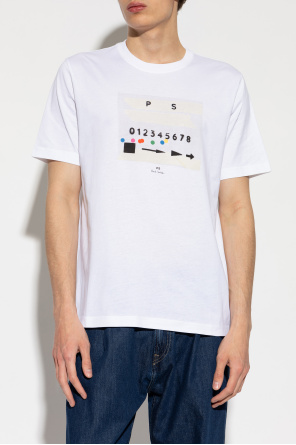 PS Paul Smith Camiseta con estampado de colores