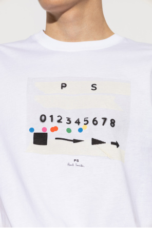 PS Paul Smith Camiseta con estampado de colores
