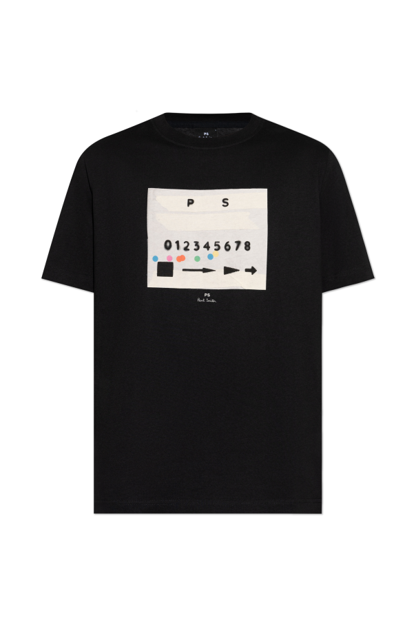 T-shirt with colorful print od PS Paul Smith