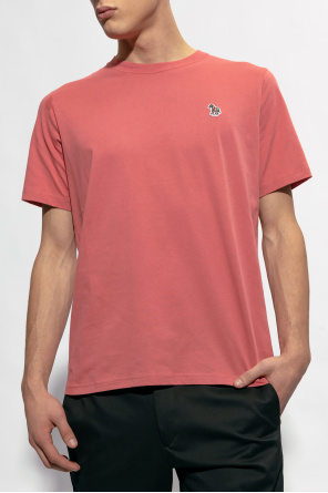 PS Paul Smith T-shirt z naszywką z logo