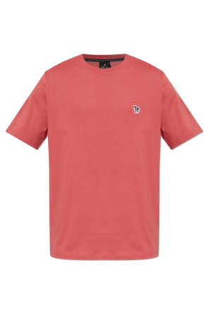 T-shirt mit logo-aufnäher od PS Paul Smith