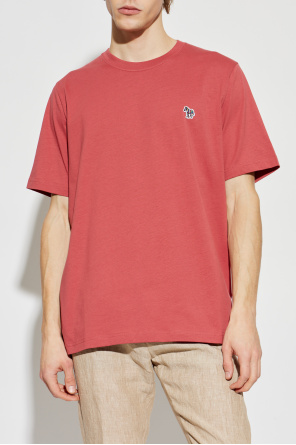 PS Paul Smith T-Shirt mit Logo-Aufnäher