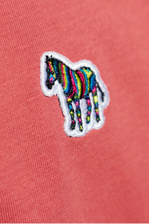 PS Paul Smith T-Shirt mit Logo-Aufnäher