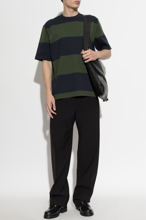 PS Paul Smith Camiseta de algodón a rayas