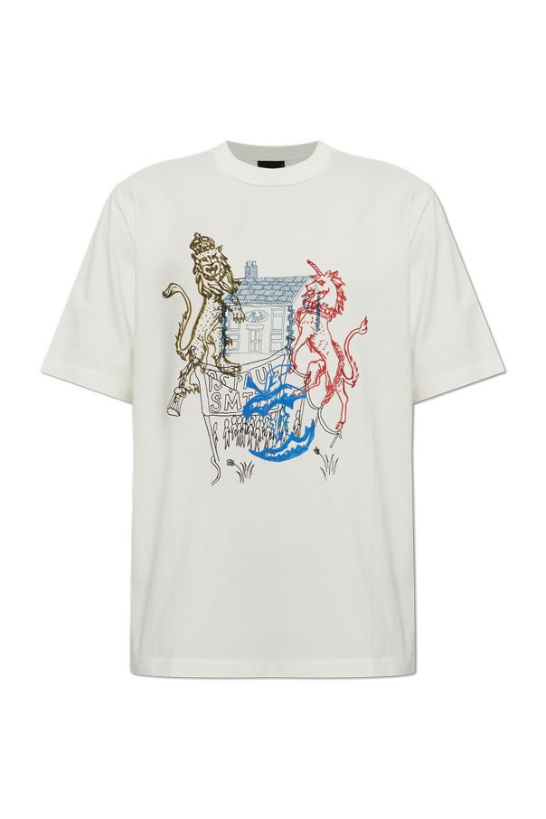 PS Paul Smith Printed cotton t-shirt