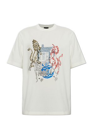 Printed cotton t-shirt