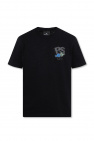 Element Wander Sort T-shirt quilted med rygprint Kun hos ASOS