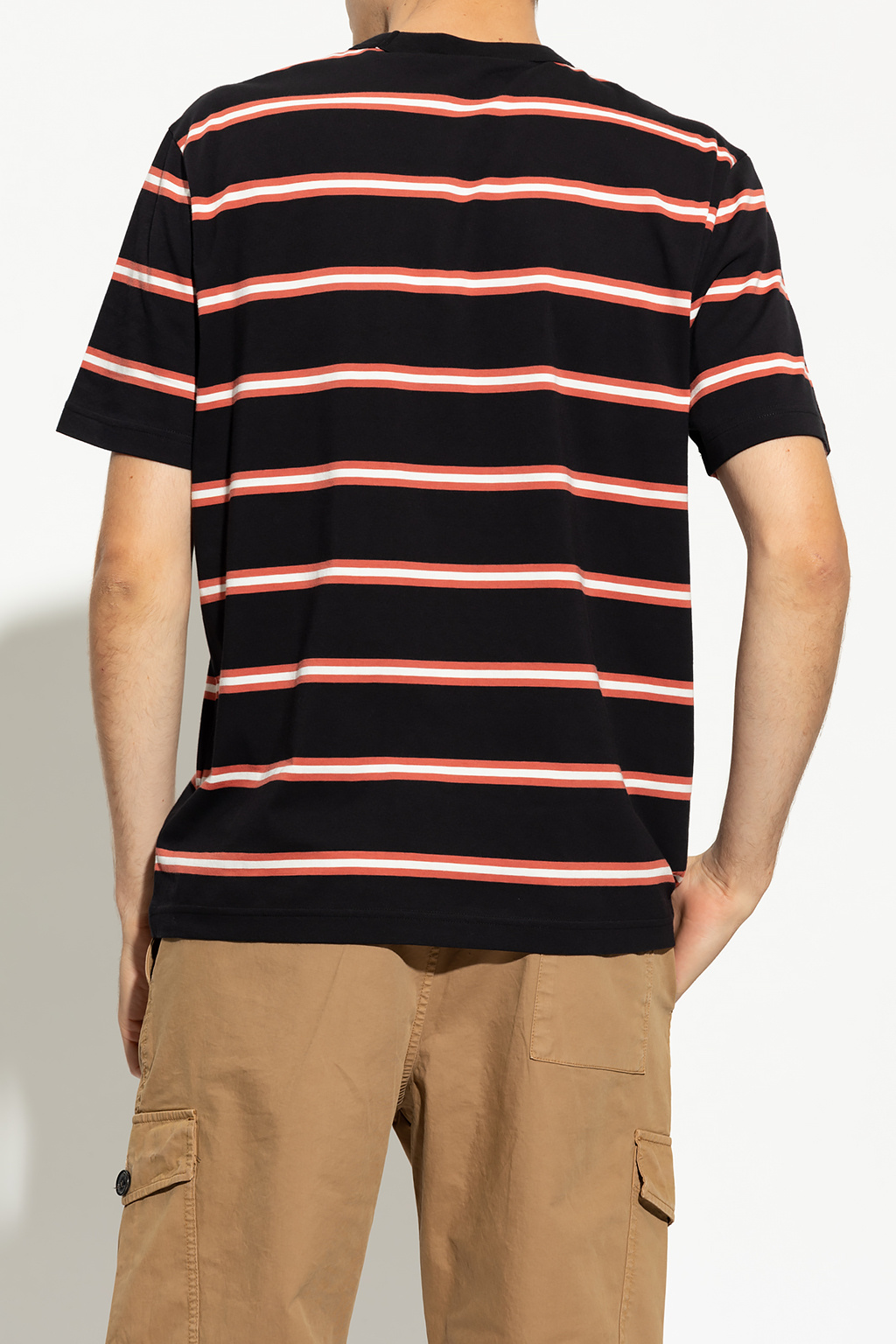 dolce & gabbana black printed shirt Striped T-shirt