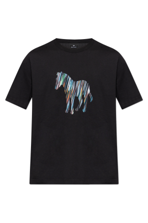 T-shirt with a colorful print
