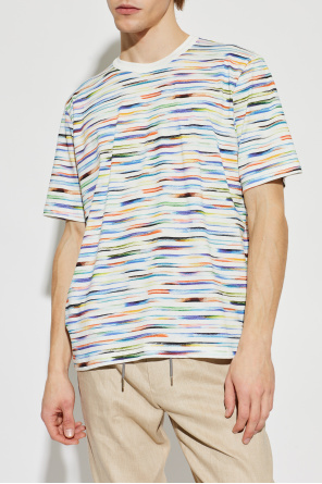 PS Paul Smith Camiseta con estampado de rayas