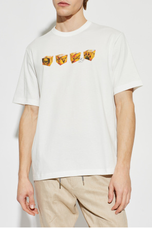 PS Paul Smith T-shirt z kolorowym nadrukiem