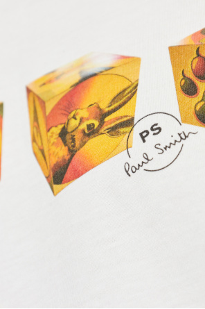 PS Paul Smith T-shirt z kolorowym nadrukiem