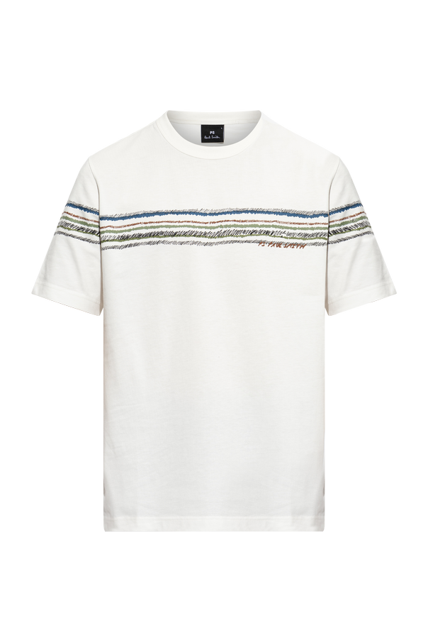Cotton T-shirt with print od PS Paul Smith