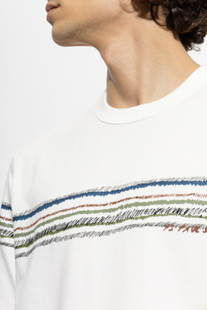 PS Paul Smith Памучна тениска с принт
