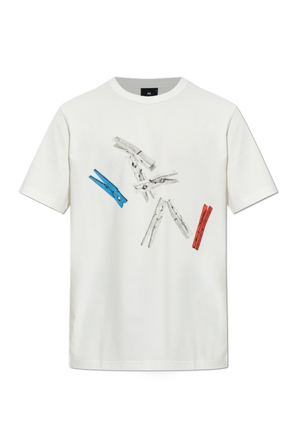 Cotton T-shirt with print od PS Paul Smith