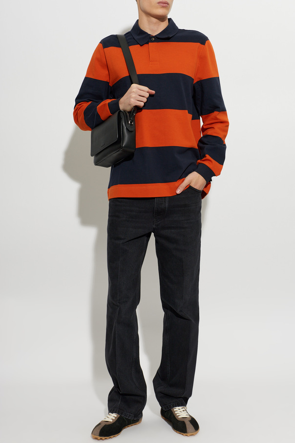 PS Paul Smith Gestreiftes Baumwoll-Poloshirt