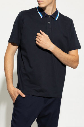 Hollister Hvid pique-polo med ikonlogo i slim fit triangle polo shirt from organic cotton