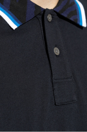 Hollister Hvid pique-polo med ikonlogo i slim fit triangle polo shirt from organic cotton