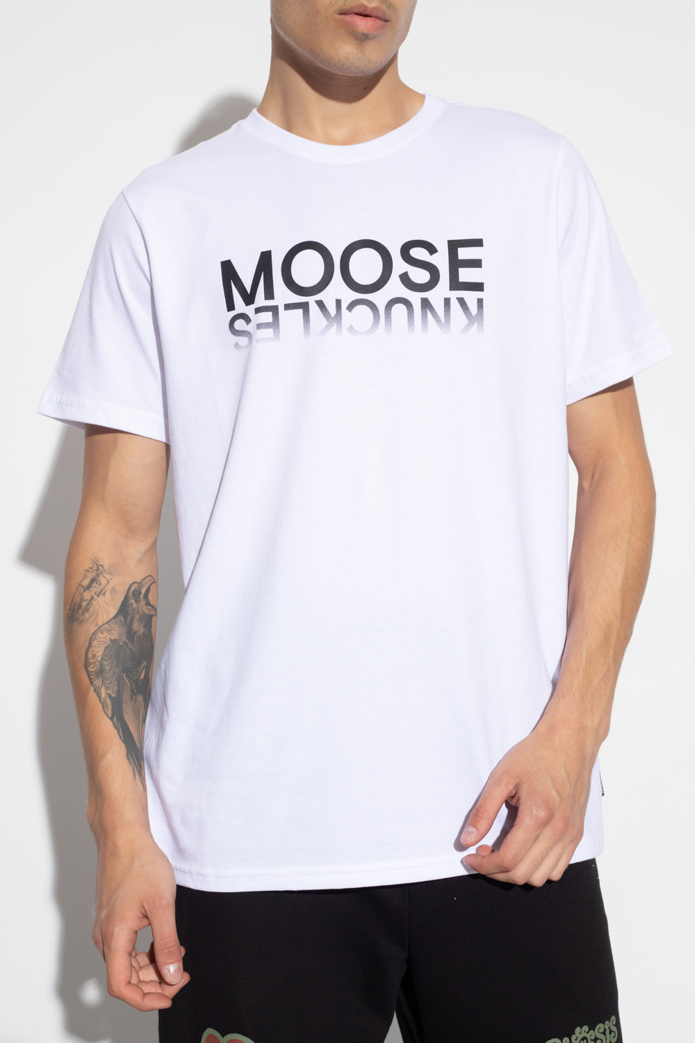 Moose Knuckles long puff-sleeve shirt White