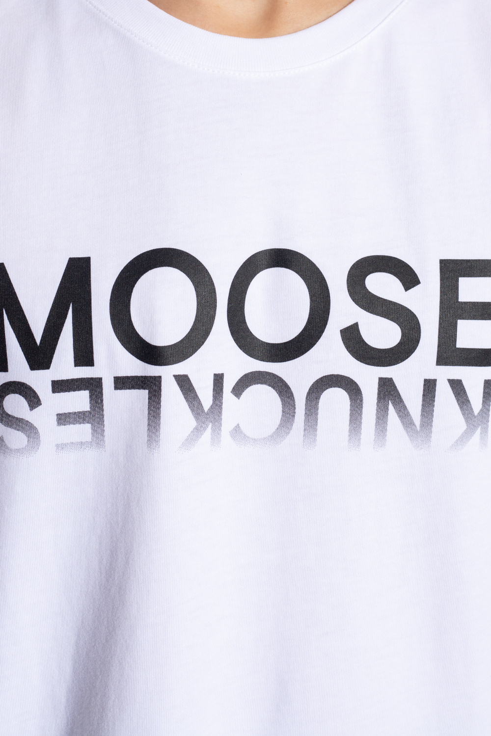 Moose Knuckles long puff-sleeve shirt White