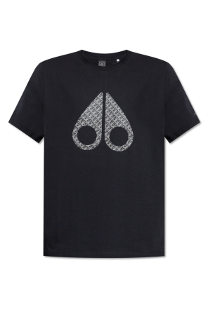 T-shirt with printed logo od Moose Knuckles