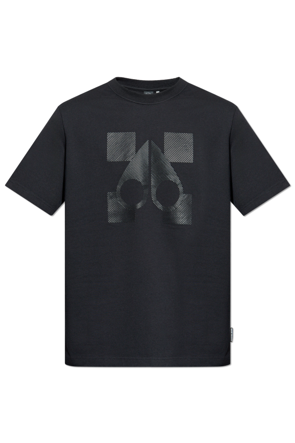T-shirt with printed logo od Moose Knuckles