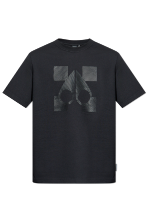 T-shirt mit aufgedrucktem logo od Moose Knuckles