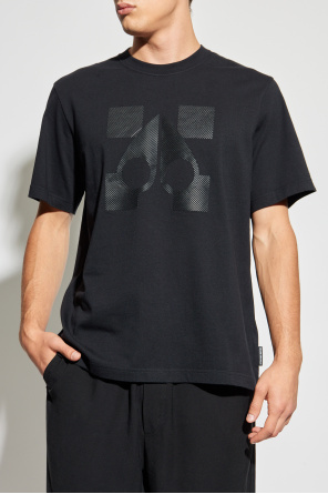 Moose Knuckles T-shirt z nadrukowanym logo