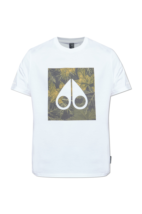 T-shirt with printed logo od Moose Knuckles