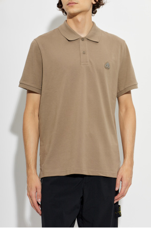 Moose Knuckles Polo with applied logo
