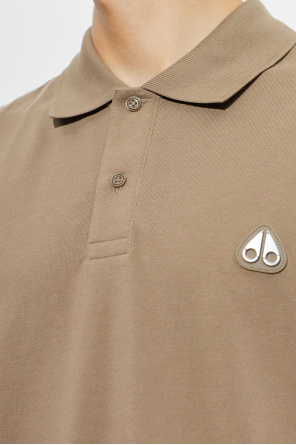 Moose Knuckles Polo with applied logo