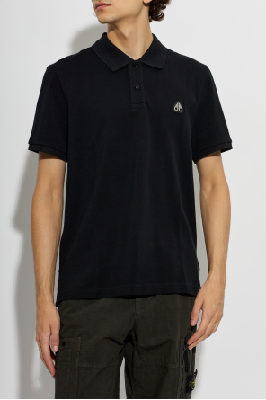 Moose Knuckles Polo shirt with applied logo