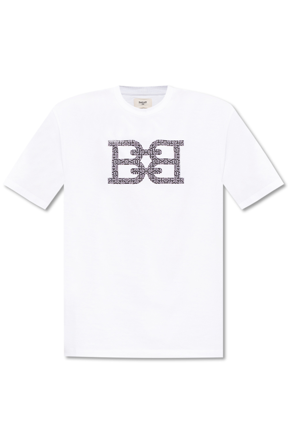 Bally stribet t-shirt i hvid