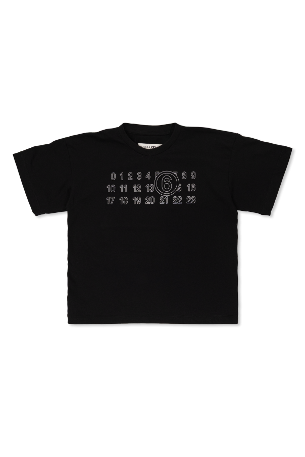 T-shirt with print od MM6 Maison Margiela Kids