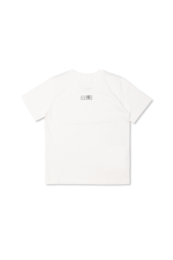 T-shirt with logo patch od MM6 Maison Margiela Kids