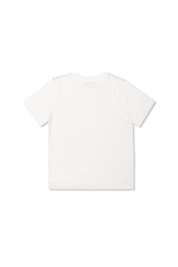 MM6 Maison Margiela Kids Camiseta con parche de logo