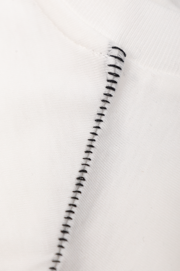 MM6 Maison Margiela Kids Camiseta con parche de logo