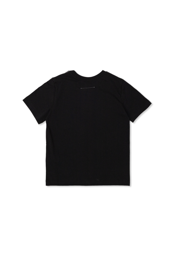 MM6 Maison Margiela Kids Camiseta con parche de logo