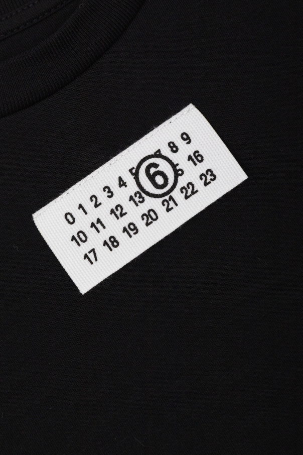 MM6 Maison Margiela Kids Camiseta con parche de logo