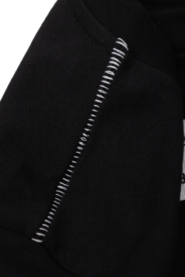 MM6 Maison Margiela Kids Camiseta con parche de logo